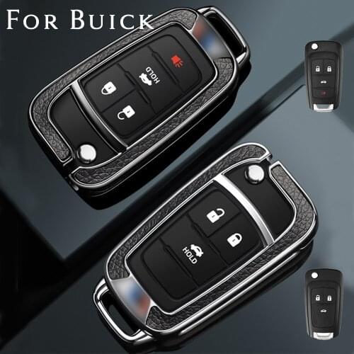 Sports Metal Leather Car Key Protector Case For Buick For Chevrolet Cruze For OPEL VAUXHALL Insignia MOKKA BUICK Accessories