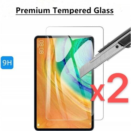 2Pcs Tablet Tempered Glass Screen Protector Cover for Huawei MatePad Pro 10.8 Inch Full Coverage of Protective Film