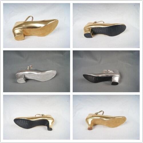Latin dancing lady with kitten heels soft soles modern vega silver dance show square silver heel dance shoes