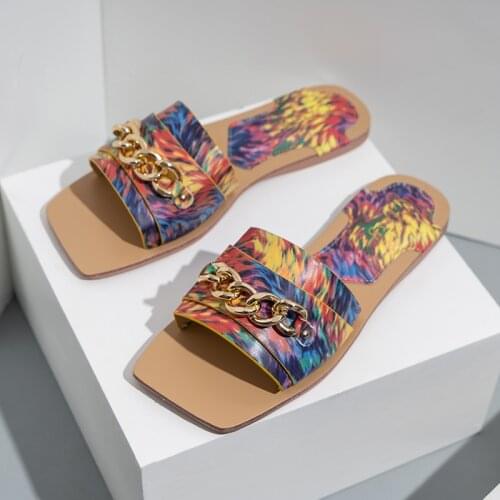 Womens Slippers Flat Sandals Woman Summer New 2021 Luxury Shoes Rubber Flip Flops Flip-flops Beach Fashion Designer Slip-on for