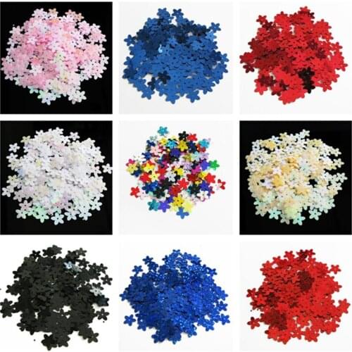 Zsbszc Plum shape size 1 cm sequins diy flat beads kindergarten performance stage performance clothing accessories ZZ084