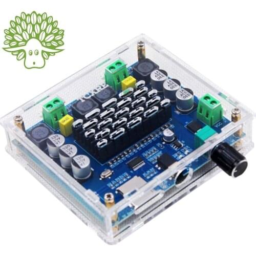 2x100W Bluetooth 5.0 TDA7498 Digital Power Amplifier Board Stereo Audio AMP Module Support TF Card AUX XH-A105