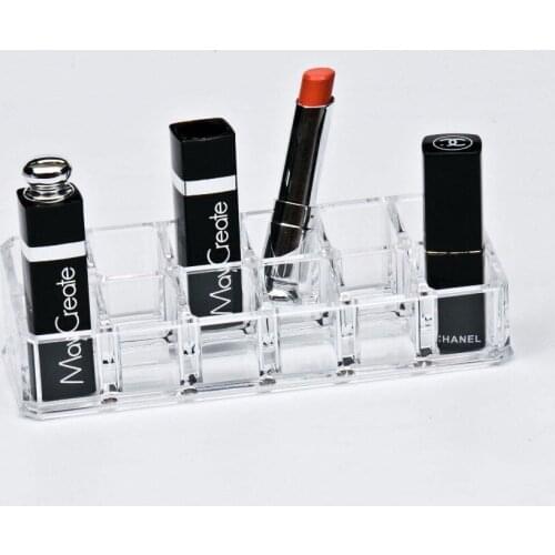 12 Grid Acrylic Makeup Organizer Storage Box Cosmetic Box Lipstick Jewelry Box Case Holder Display Stand make up organizer