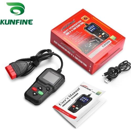 Car Diagnostic Scanner KW680 Full OBD2 Function OBD2 Autoscanner Multi-language OBD2 Automotive Scanner