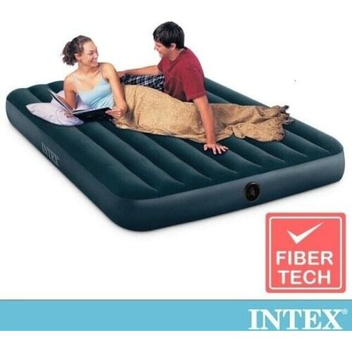 Colchón hinchable matrimonial intex Inflable 152cm X 203cm X 25cm 64734