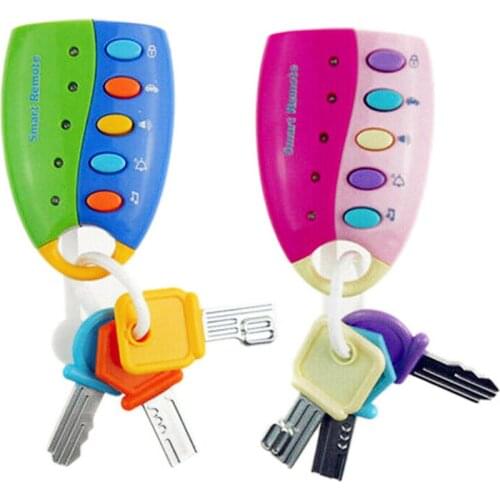 Baby Toy Musical Car Key Vocal Smart Remote Car Voices Pretend Play Educational Toys Vocal Smart Remote Voices Toys