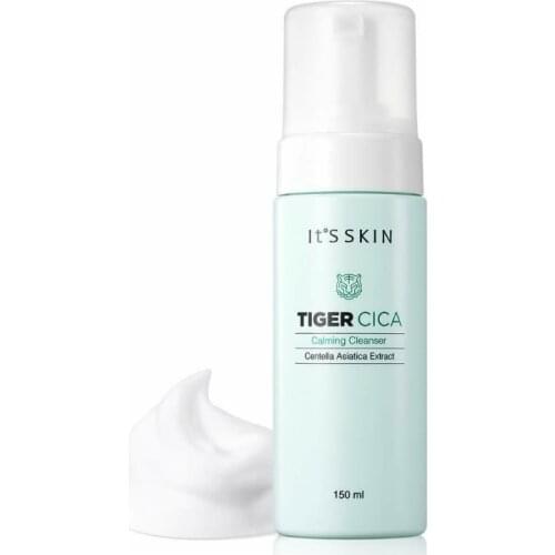 Its skin Tiger Cica Calming Cleanser 150ml Deep Cleansing Pores Soothe SkinAcne Treatment Smooth Brightening Whitening Face
