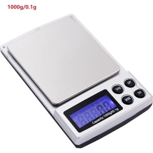 0.1g 1000g 1KG Mini Jewelry Pocket Digital LCD display with backlight electronic Portable Scale