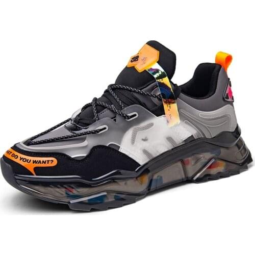 2021 New Men Sneakers Outdoor Sport Running Shoes Fashion Reflective Breathable Lightweight Casual Walking Flats Shoes