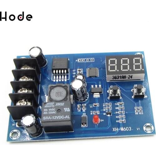 XH-M603 Charging Control Module 12-24V Storage Lithium Battery Charger Control Switch Protection Board With LED Display