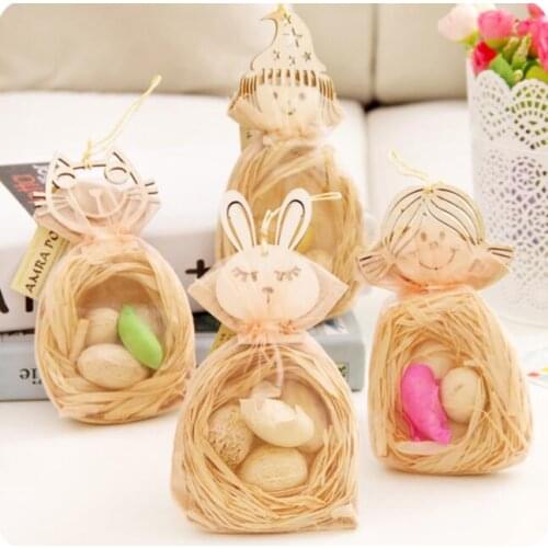 Cartoon Natural Dried Flower Fruital Sachets Bag 4 Pieces/Set Vehienlar Fragrance Sachet