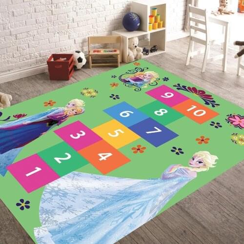 Elsa Hopscotch 4 Non Slip Floor Carpet, Teens Carpet