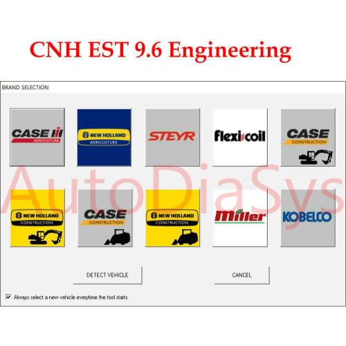 New Holland Electronic Service Tools (CNH EST 9.5 up2 Dealer engineering Level )+Activator+unexpire+DiagProcedures