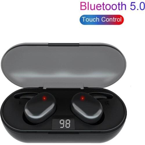 Q2 TWS Bluetooth 5.0 Earbuds Wireless Headphone Sport Earphones Q2 Bluetooth Headset Digital Display Sports Headset