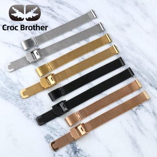 Quick Release Milanese Loop Watch Strap 10 12 14 16 18 20 22 MM Band For DW Daniel Wellington 304 Stainless Steel Band Width