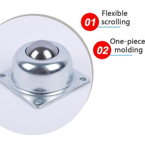 Roller Ball Transfer Bearing Universa Caster Screw Mounted Round Ball Wheel for Processing System