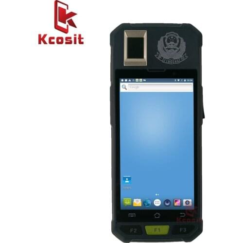 Original Kcosit KB50 2D Barcode Scanner Android PDA Handheld Mobile Data Terminal Fingerprint Reader UHF HF LF RFID 2GB RAM NFC