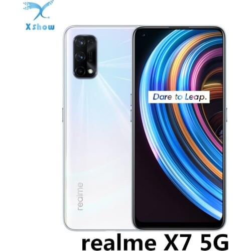 Realme X7 5G Cellphones 8GB RAM 128GB ROM Dimensity 800U 6.4" AMOLED Mobile phone 4300mAh 65W fast charge 64MP +32MP Smartphone