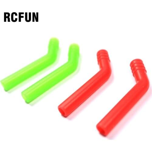 2pcs Extension Silicone Tube For HSP trax hpi 1/10 1/8 Scale Models Nitro RC Car parts Exhaust Pipe High temperature Turn off