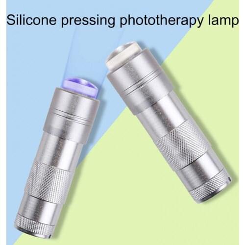 Nail Art Light Universal Portable Silicone Nail Seal Flashlight Lamp for Girl