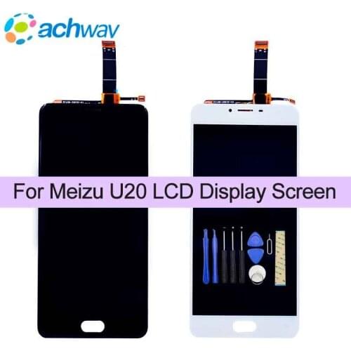 High Quality LCD Meizu U20 LCD Display With Touch Screen Digitizer Assembly No dead Pixels Replacement Parts Meizu U20 Display