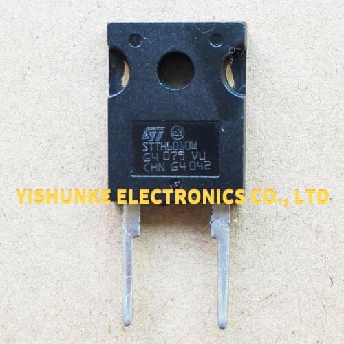 10Pcs STTH6010W STTH6012W TO-247 Ultrafast high voltage rectifier