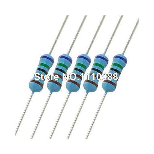1/2W 7K5 7.5K Ohm 1% Axial Lead Metal Film Resistors x500pcs