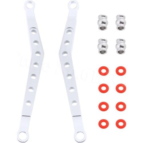 2Pcs Aluminum RC Link Front/Rear Upper Chassis Linkage AX90056 For AXIAL Wraith Spawn 1/10 Electric 4WD Cars Replacements