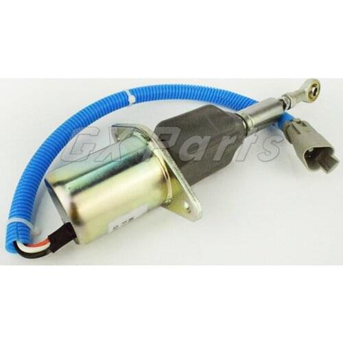 4063712 6743-81-9141 Fuel Shutdown Stop Solenoid Fit Komatsu Cummins Engine WA420-3 WA420-3CS WA420-DZ-3 WA380-DZ-3