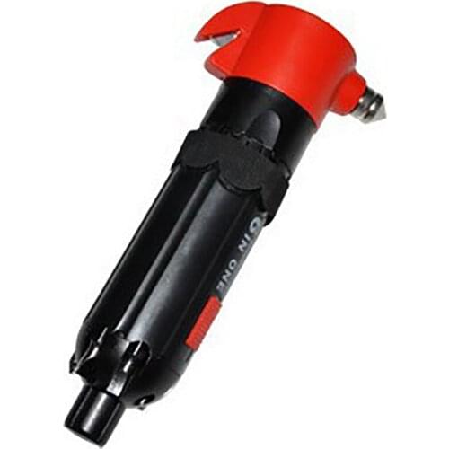 Car Emergency Escape & Rescue Tool, 6 in 1 Portable Car Safety Hammer, Flashlight, Window Breaker, Sharp Seat Belt Cutter