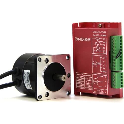 Low noise 60W 24V dc brushless fan motor 24v 3000rpm high speed BLDC motor controller kit for Fuel pump
