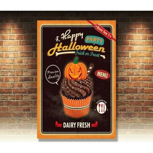 Cotton Candy Retro Metal Tin Signs Vintage Plate Ice Cream Art Wall Decor Poster