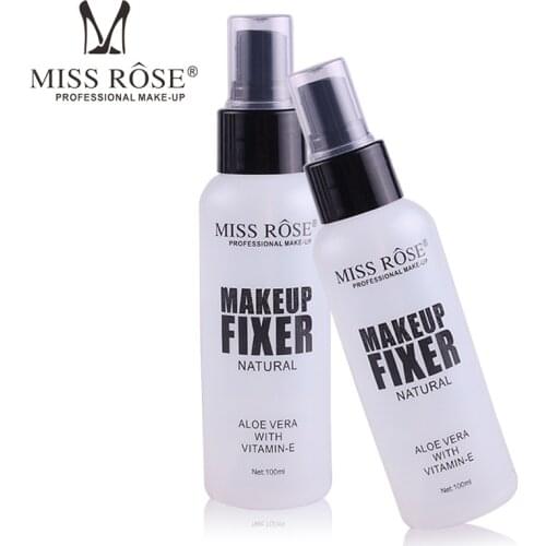 MISS ROSE Moisturizing Moisturizing Lasting Makeup Setting Lotion 100ml Scrub Bottle Clear Makeup Setting Spray