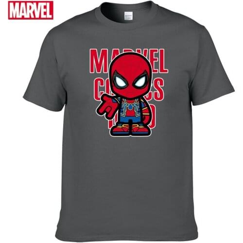 Marvel The Avengers Spider Man t shirt Comfortable Breathable 100% cotton Fashion clothes for teens Summer Tops mens clothes #84