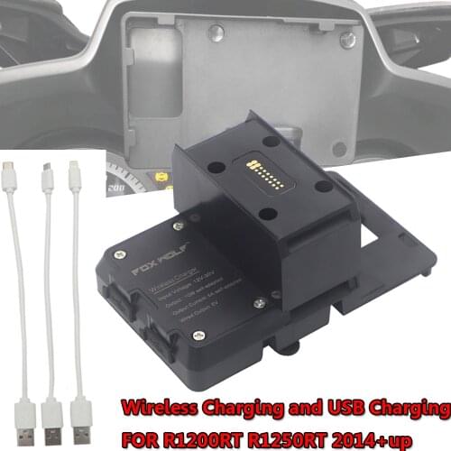 Navigation Bracket For BMW R1250RT R 1200RT Motorcycle Parts Phone Holder Wireless Charging Mount Stand R1200RT 2014-2020 2019