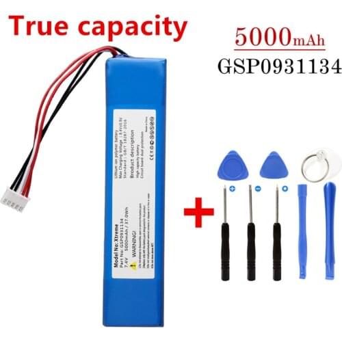 New True capacity 5000mAh CS-JMX100SL Battery GSP0931134 for JBL XTREME, Xtreme + Tools