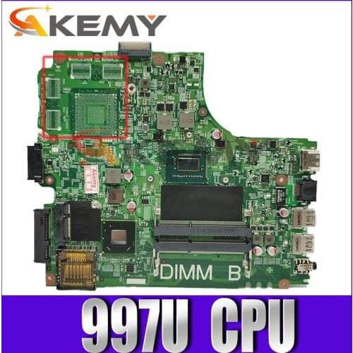 Original Laptop motherboard For DELL Inspiron 14R 3421 5421 Celorn 997U Mainboard CN-0825R3 0825R3 12204-1 DNE40-CR MB SLJ8E