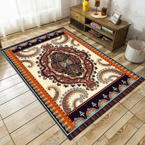 Persian Style Print on Demand Carpets for Living Room Bedroom Area Rugs Bohemia Morocco Ethnic kitchen Mat Home Decor Big carpet