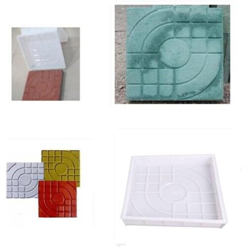 DIY Square Garden Path Concrete Plastic Brick Mold Paving Propylene Pavement Walkway Garden Decoration Buildings Accessories