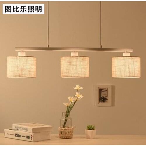 Nordic Modern Minimalist Fabic Lampshade Pendant Light For Bedroom Study Living Room Lamp pendant lights