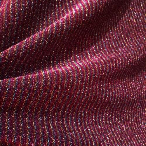 Sparkling fabric shiny stripes shimmer decoration fashionable material metallic