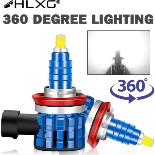 HLXG 9005 9006 HB3 HB4 20000LM led 360 h7 H4 H8 H9 H11 LED canbus bulbs luces auto headlight wireless car Lights lamp 6500K 12V