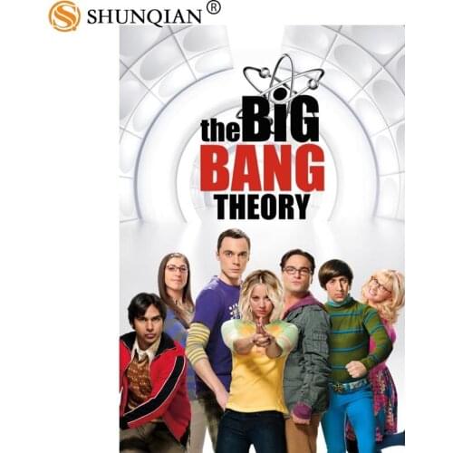 The Big Bang Theory Canvas Poster Home Decor Custom Cloth Posters 20X30cm,27X40cm,30X45cm Best Gift DIY Fabric Posters