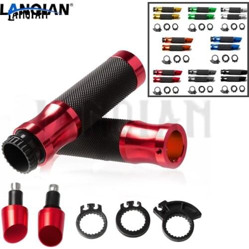 Universal Motorcycle CNC 7/8 22MM Brake Clutch Handle Set Grip&Handlebar Ends For Honda CBR 1000 RR Cbr 600 yzf r3 MT07 MT09