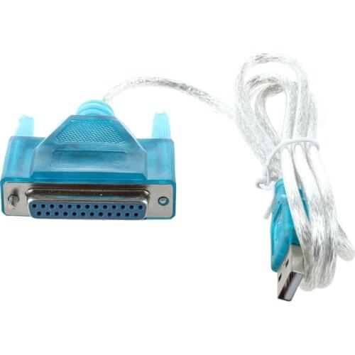 USB to Printer DB25 25-Pin Parallel Port Cable Adapter