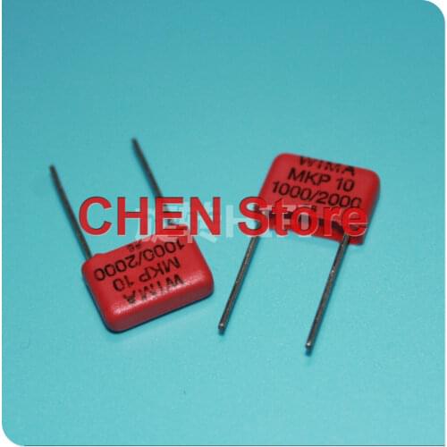 WIMA MKP10 P10 Film fever capacitor HIFI 1000PF 1500PF 2200PF 3300PF 4700PF 5600PF 6800PF 630V 1000V 1500V 1600V 2000V 10MM FKP3