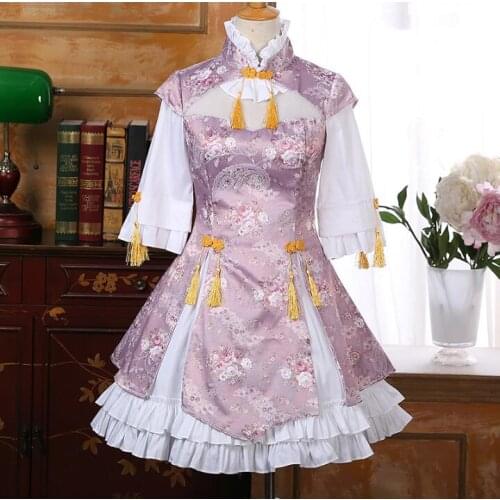 Chinese style Lolita dress Oriental Lolita cheongsam Women