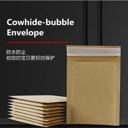 30Pcs Cowhide Bubble Envelope Kraft Paper Bags Shockproof Bubble Mailers Padded Shipping Mailing bag