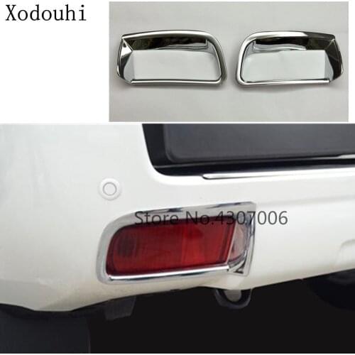 Car rear back fog light cover lamp trim frame styling parts hoods 1pcs For Toyota FJ150/Prado 2010 2011 2012 2013 2014 2015 2016