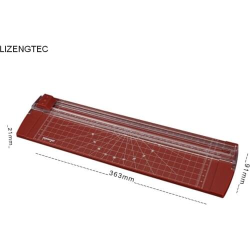 Free Shipping LIZENGTEC A4 Manual Paper Photo Shredder Trimmer Matching Laminating film